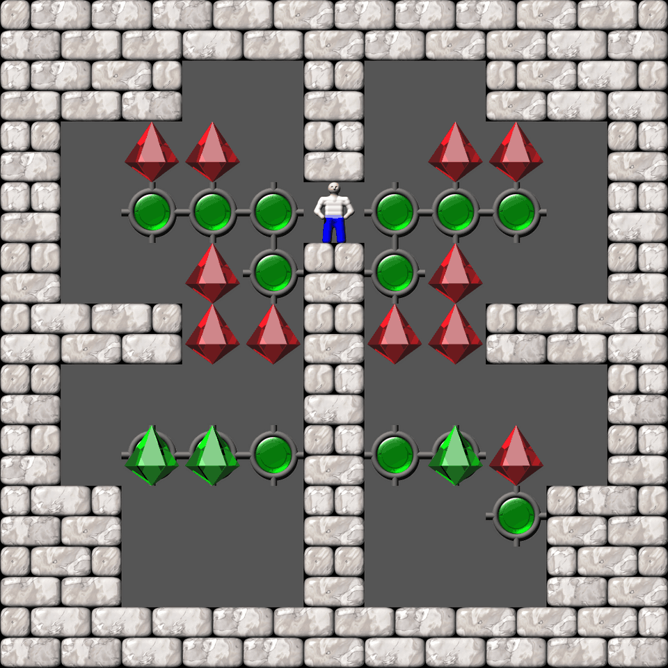 Сокобан More Bugs collections уровень 561